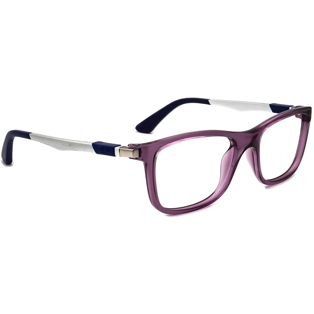 Ray-ban Kids' Eyeglasses RB 1549 3735 Purple/silver Rectangular