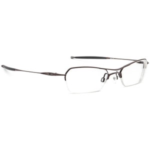 Oakley Eyeglasses Hollowpoint 2.0 Polished Brown Half Rim Metal Frame 50[]19 138