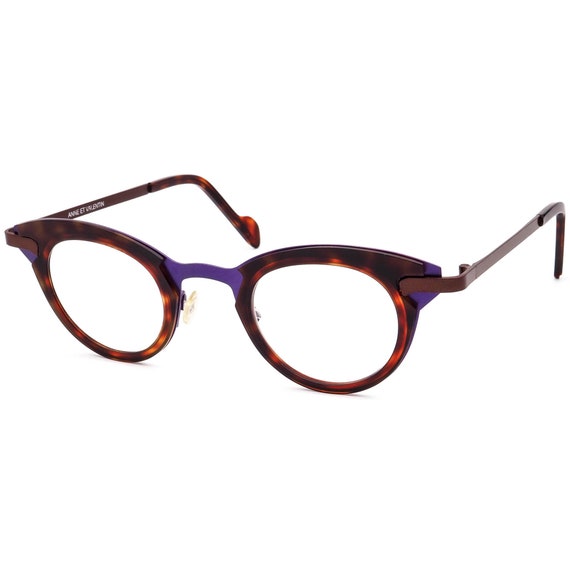 Anne Et Valentin Eyeglasses Tab A110 Purple/Havan… - image 3