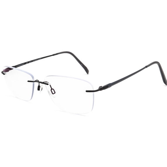 Charmant Eyeglasses CH10976 BK2 Titanium Matte Bl… - image 3