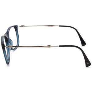Ray-Ban Sunglasses Frame Only RB 4318 656/55 LightRay Transparent Blue Square Italy 55 mm image 5