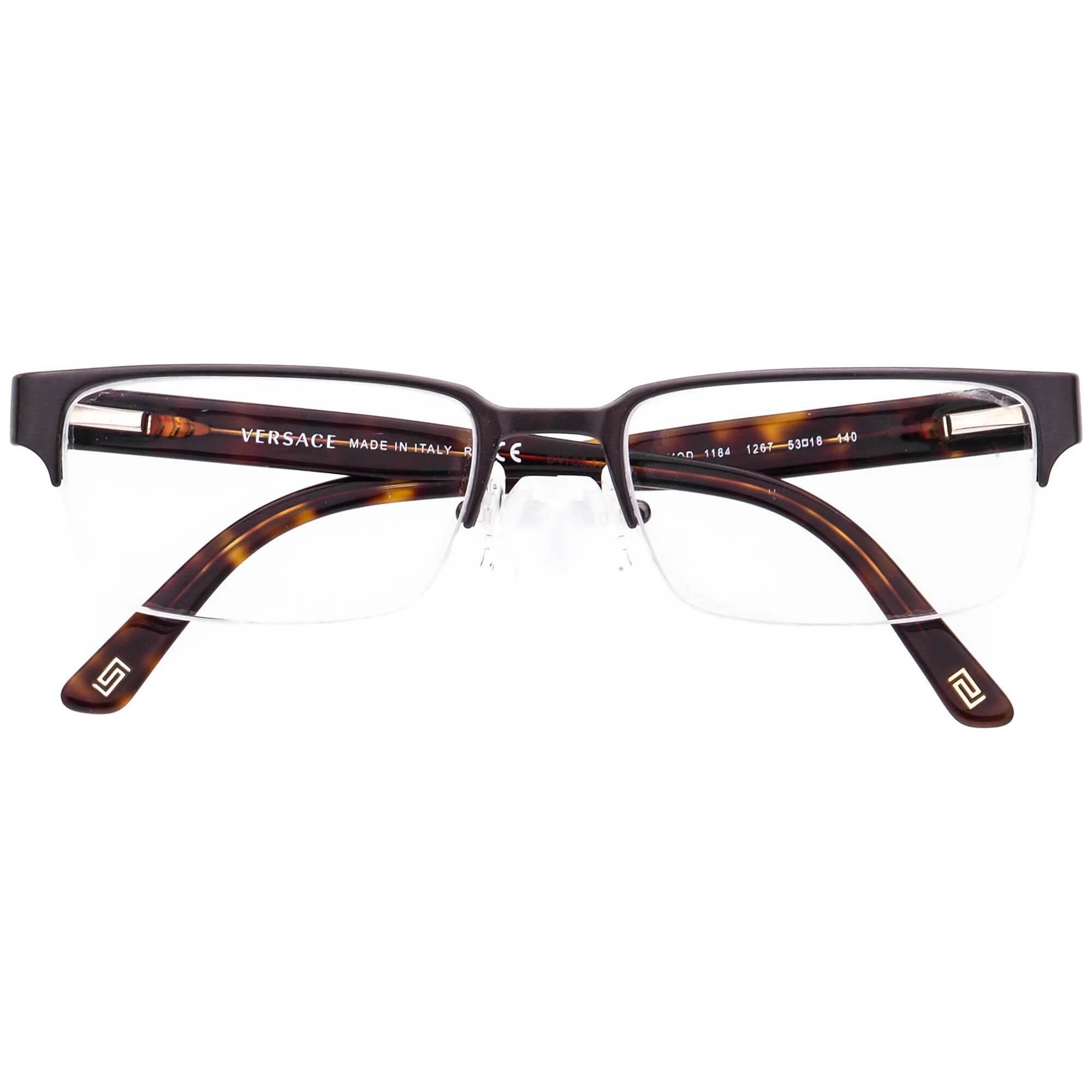 Versace Eyeglasses MOD. 1184 1267 Brushed Anthracite Half  display picture 3