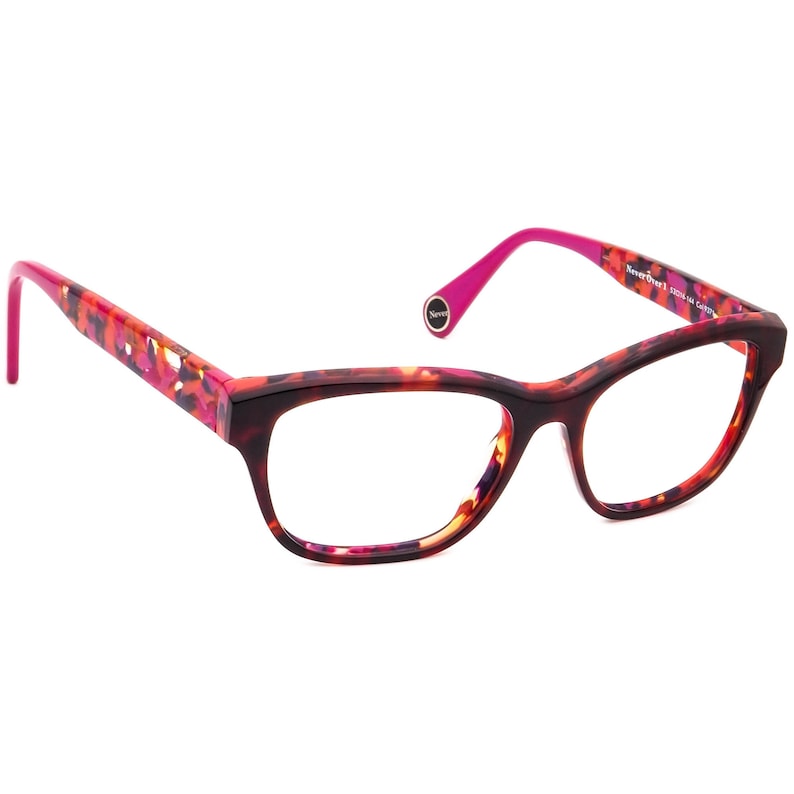 Woow Eyeglasses Never Over 1 Col 9371 Brown/Pink Square Frame 53[]16 144 image 1