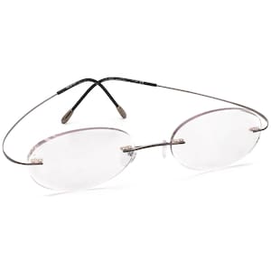 Silhouette Lunettes 7799 60 6107 Titan Gunmetal Rimless Autriche 50[]19 140