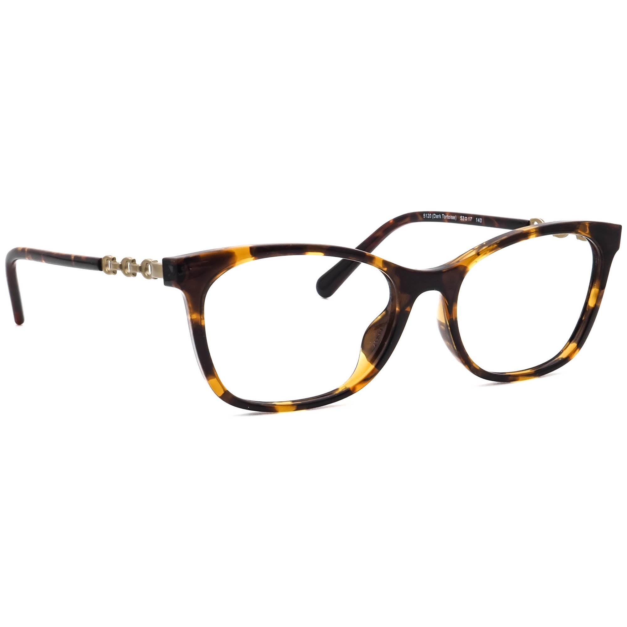 Coach HC 6067 5120 Dark‎ Tortoise Brown Sunglasses, 50-16-135 H19855 Coach Eyeglass Frames 5120 Dark Tortoise 52{}16 135 HC6067  main image 2