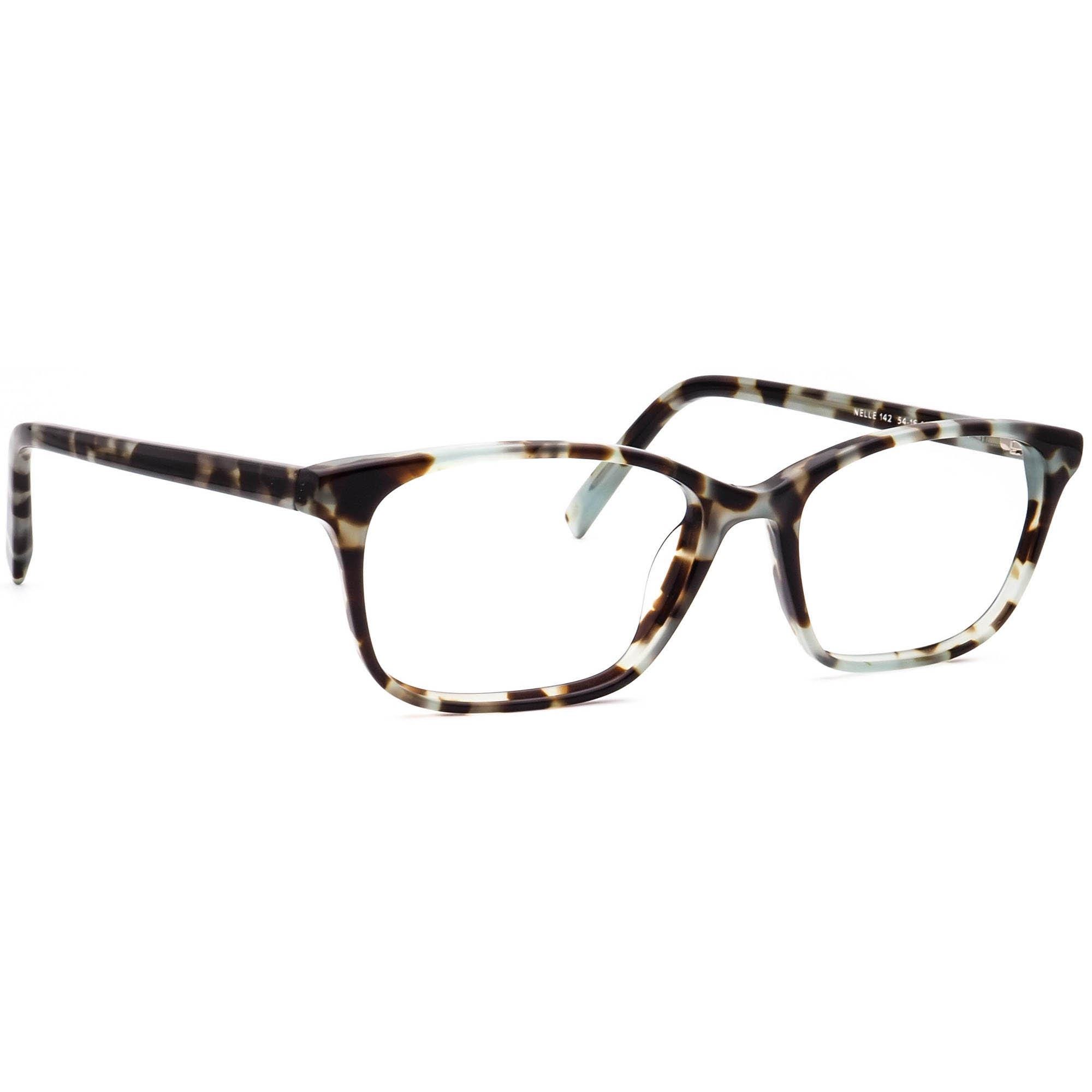 Warby Parker Women's Eyeglasses Nelle 142 Sea Smoke Tortoise B-Shape Frame 54[]16 140