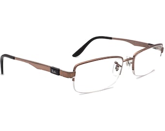 Ray-Ban Eyeglasses RB 6158 2531 Brown Half Rim Metal Frame 53[]18 140