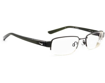 Nike Eyeglasses 8172 001 Matte Black Half Rim Frame 5616 140 Etsy