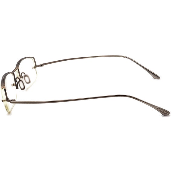 Oliver Peoples Eyeglasses Lear Brown Half Rim Met… - image 7
