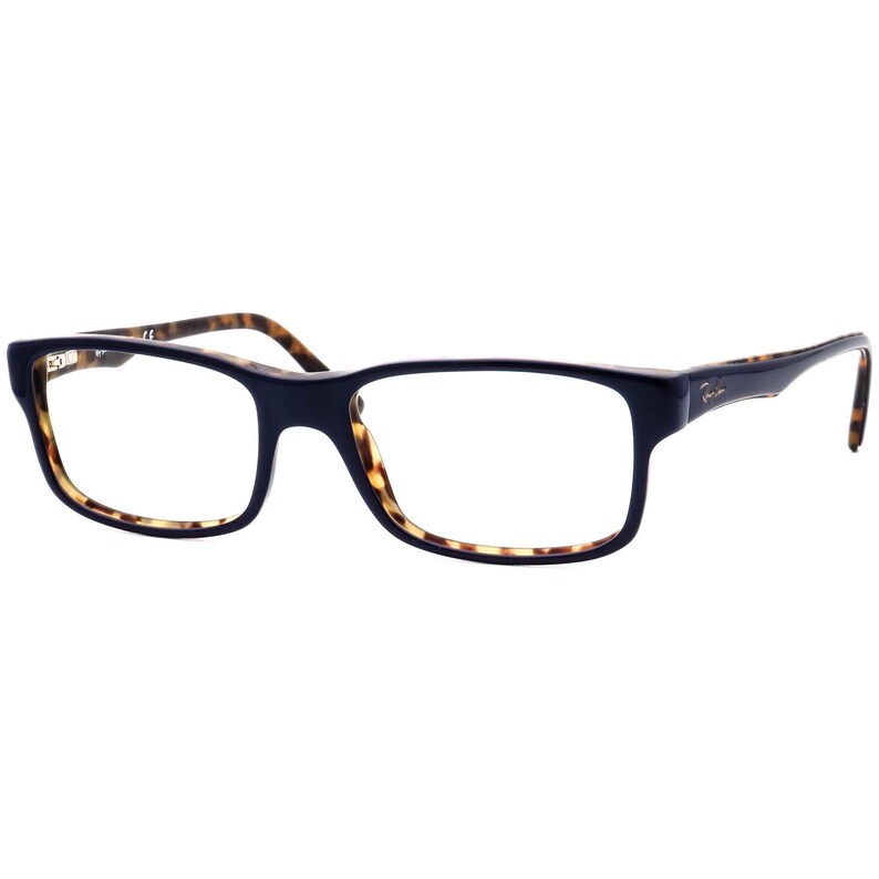 Ray-Ban Eyeglasses RB 5245 5219 Polished Dark Blue on Havana Square Frame 52[]17 140 image 3