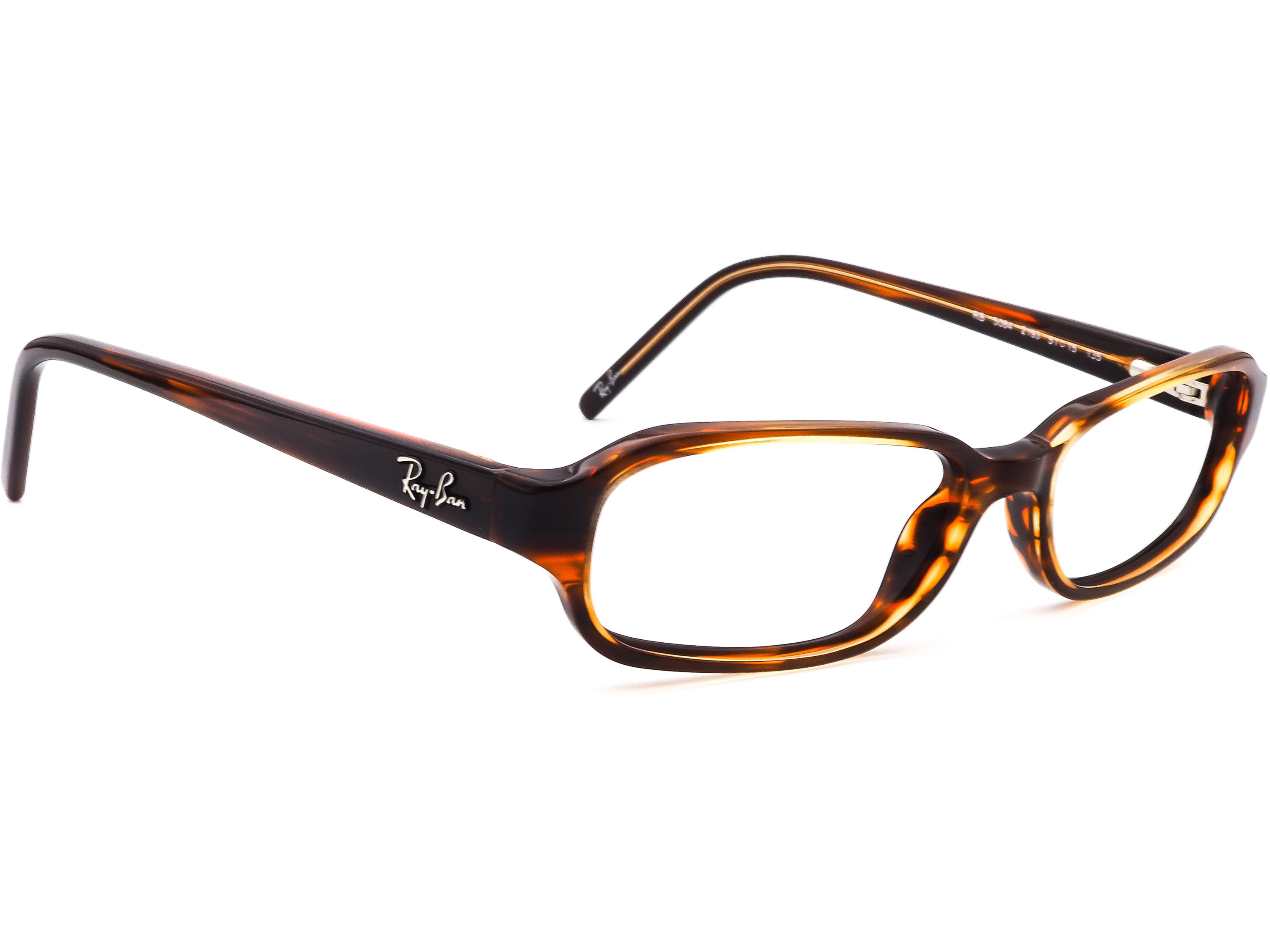 Ray-Ban Eyeglasses RB 5084 2193 Tortoise Brown Rectangular Frame 51[]15 135 Ray-Ban Eyeglasses Frames RB5084 2193 Brown Havana Tortoise  main image 4