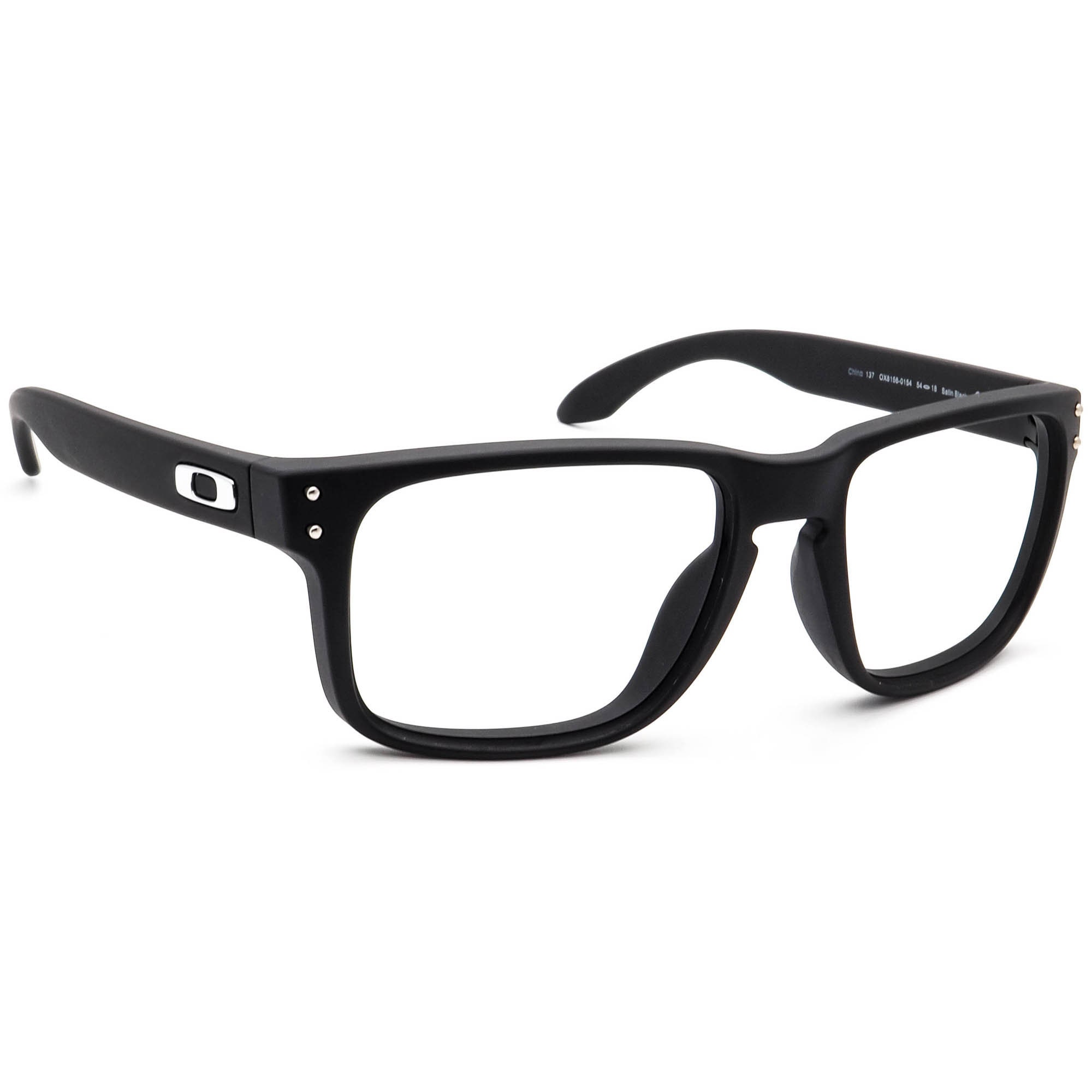 Oakley Eyeglasses OX8156-0154 Holbrook Satin Black Square Oakley Eyeglasses OX8156-0154 Holbrook Satin Black Square