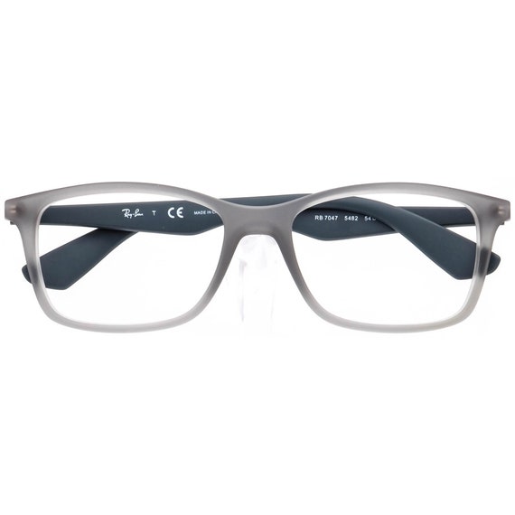 Ray-Ban Eyeglasses RB 7047 5482 Matte Gray Square… - image 6