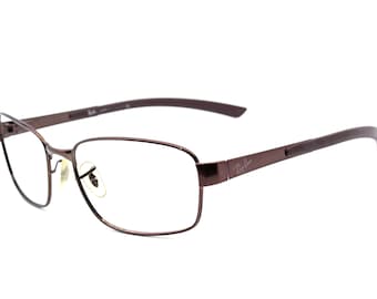 Ray-Ban Sunglasses Frame Only RB 3413 014/51 Brown Rectangular Metal Italy 59 mm