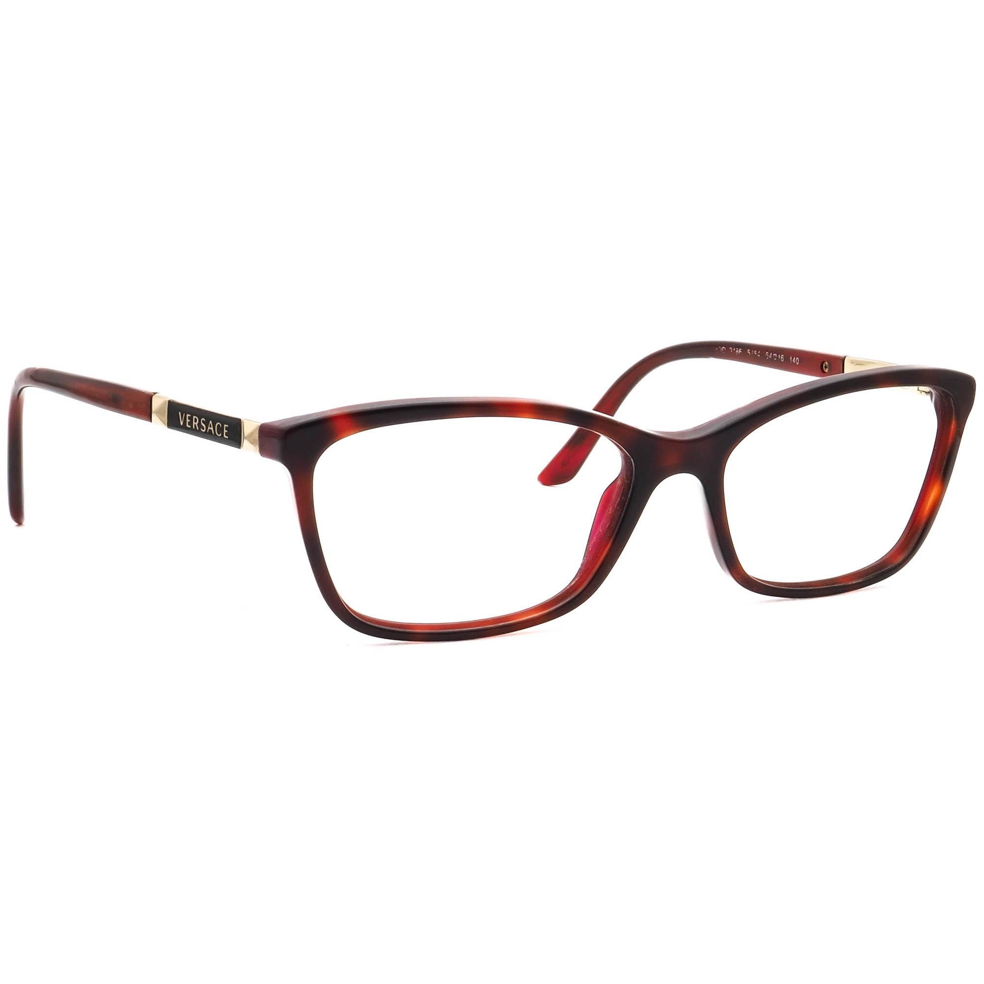 Versace Women\'s Eyeglasses Frame Dark Havana Butterfly Frame Versace VE 3330 Dark Havana 55/19/145 women Eyewear Frame at  main image 3
