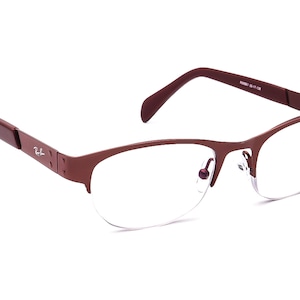 Ray Ban Eyeglasses RX9961 1819 Burgundy Half Rim Frame 48[]17 138