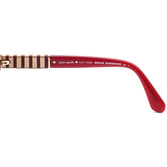 Kate Spade Red & White Striped Sunglasses Brand Spotlight: Kate Spade | SmartBuyGlasses US main image 4