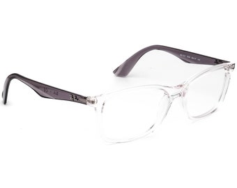 Ray-Ban Brillen RB 7047 5768 Transparenter Kristall/Grauer quadratischer Rahmen 54[]17 140