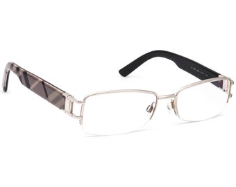 Burberry Eyeglasses B 1156 1003 Gunmetal Gradient Half Rim Frame Italy 52 17 140 Etsy UK