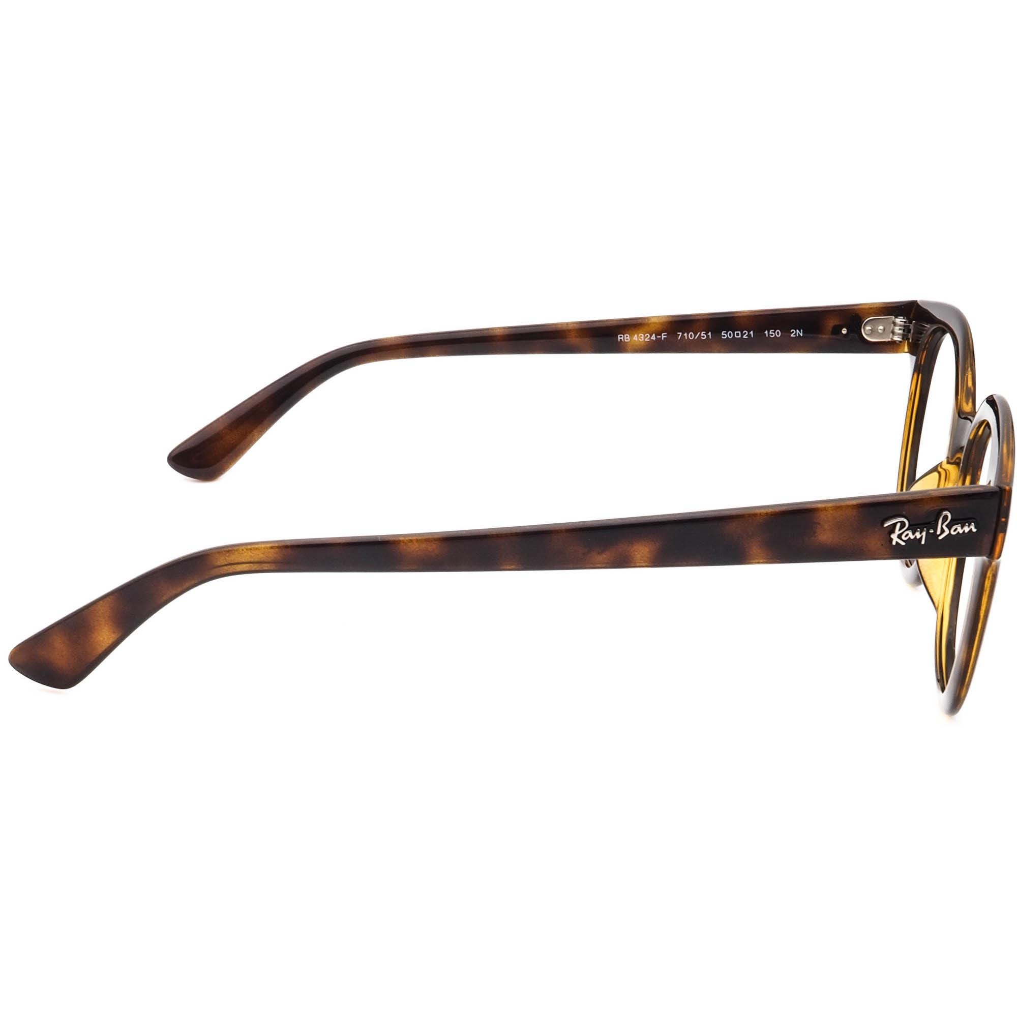 Ray-ban Sunglasses Frame Only RB 4324-F 710/51 Polished Dark