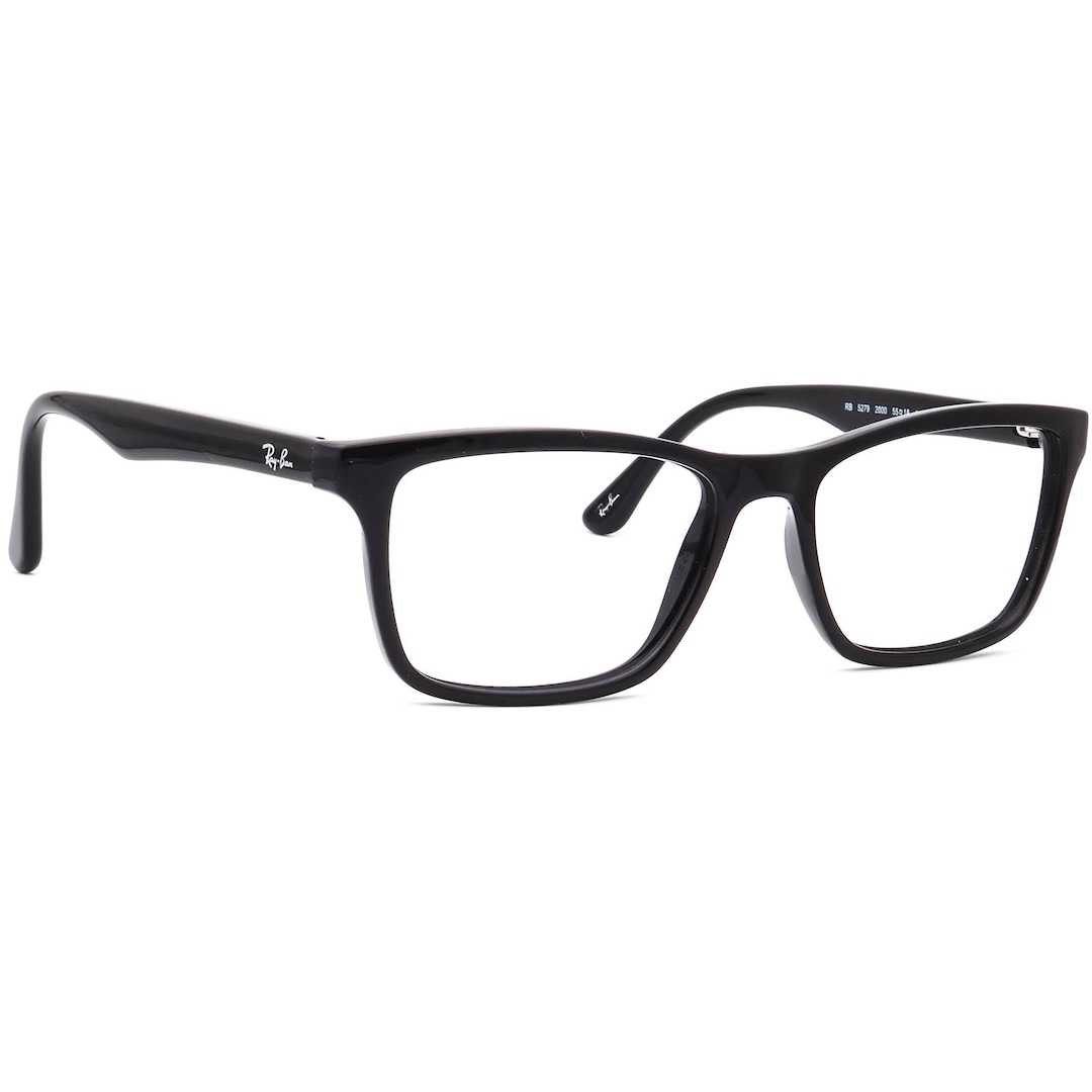 Ray-ban Eyeglasses RB 5279 2000 Polished Black Square Frame 55[]18 145 ...
