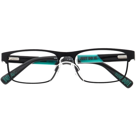 Nike Kids' Eyeglasses 5574 018 Black Rectangular … - image 8