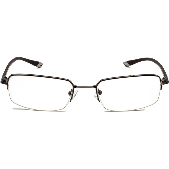 Nike Eyeglasses Brown Half Rim Frame 53[]16 145 - image 2