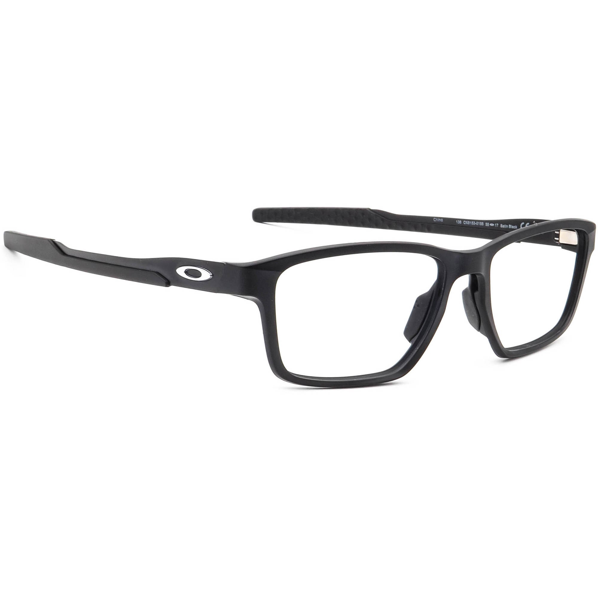 Oakley Eyeglasses OX8153 0155 Metalink Satin Black Rectangular Frame 5517 136 Etsy