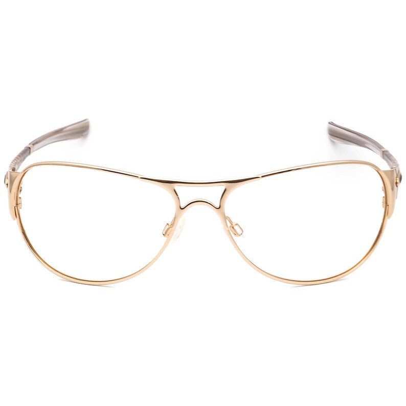 Oakley Women's Sunglasses Frame Only Restless Polished Gold Aviator Metal 60 mm image 2