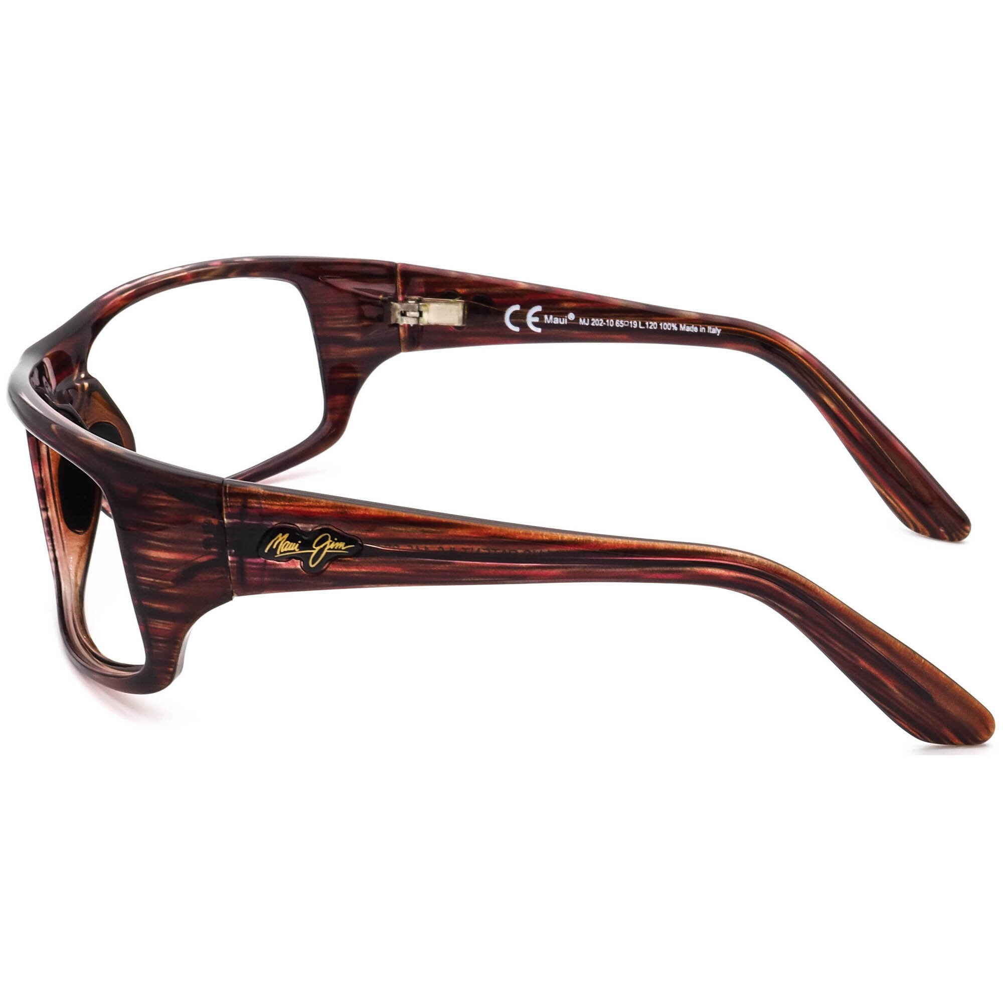 Maui Jim MJ 202-10 Polarized Men\'s and Women\'s Peahi Wrap Sunglasses Maui Jim 202 PEAHI Sunglasses | Edward Beiner main image 2