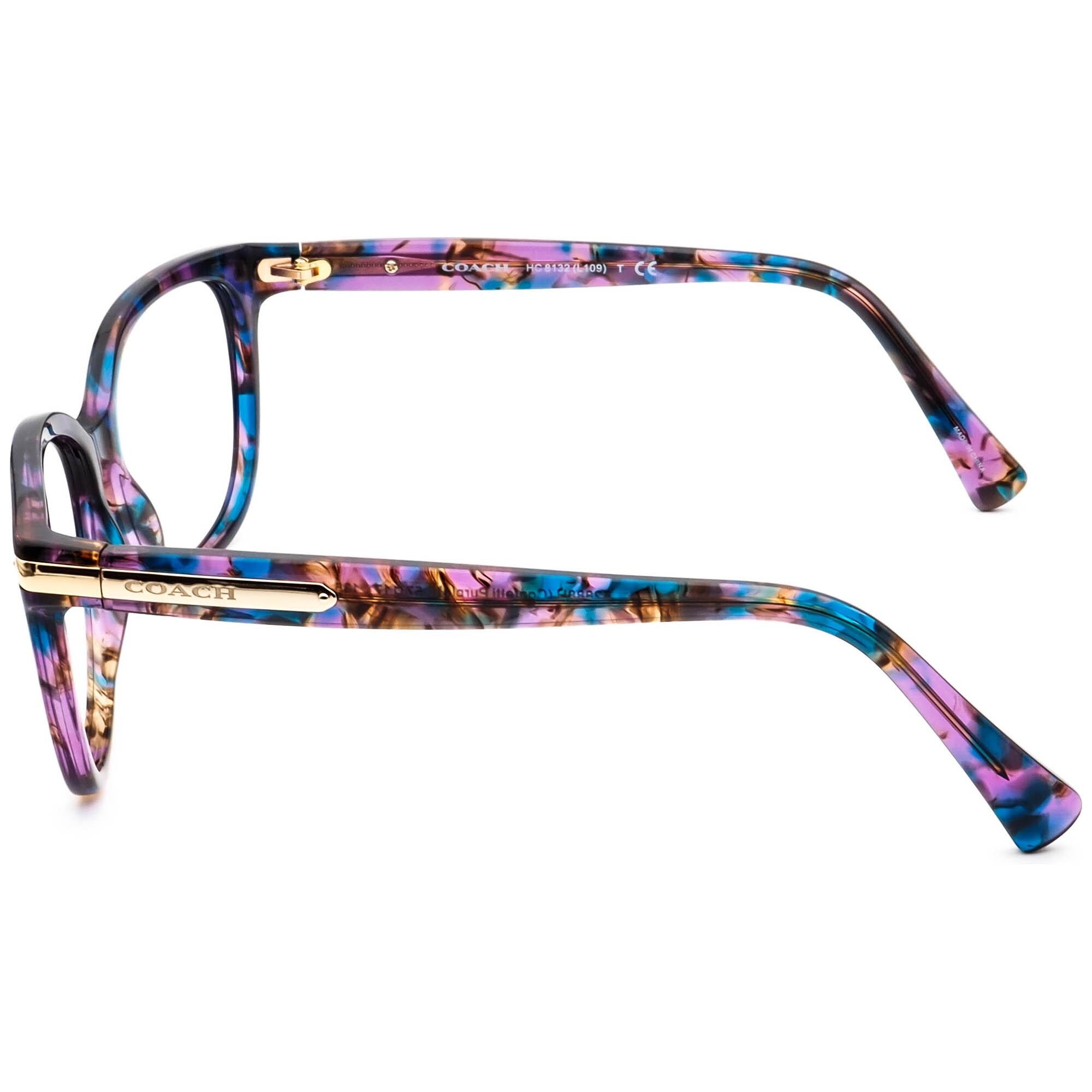 Coach HC‎ 8132 L109 Sunglasses Confetti Purple Butterfly Frames 52888H 57-17-135 Coach HC8132 L109 Sunglasses | LensCrafters main image 4