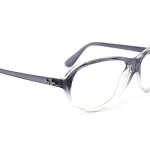 Ray-Ban Sunglasses Frame Only RB 4153 818 Gray Clear Fade Oval Italy 62 mm