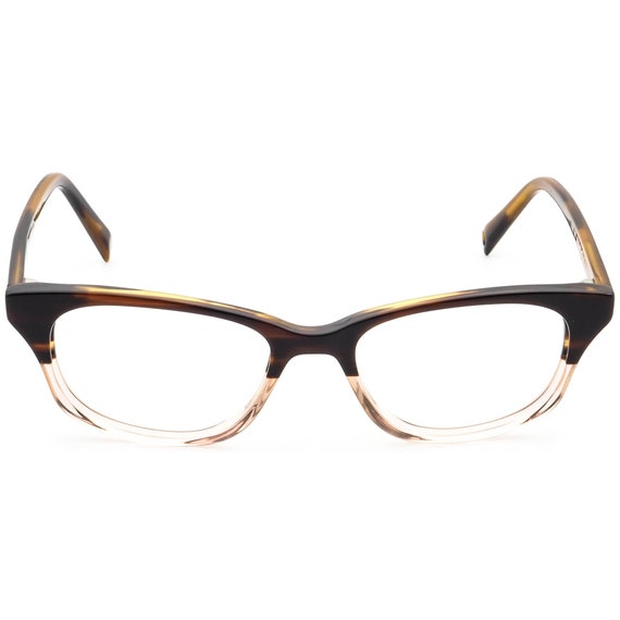 Warby Parker Eyeglasses Rose 615 Striped Brown&Cl… - image 2