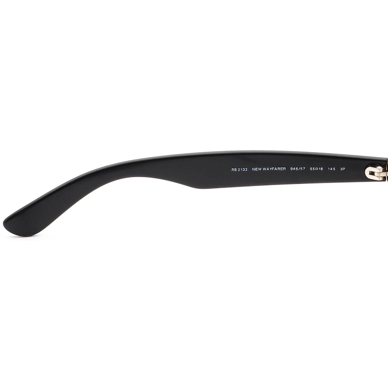 Occhiali da sole Ray-Ban solo montatura RB 2132 New Wayfarer 945/57 Honey Crystal/Black Square Italia 55 mm immagine 7