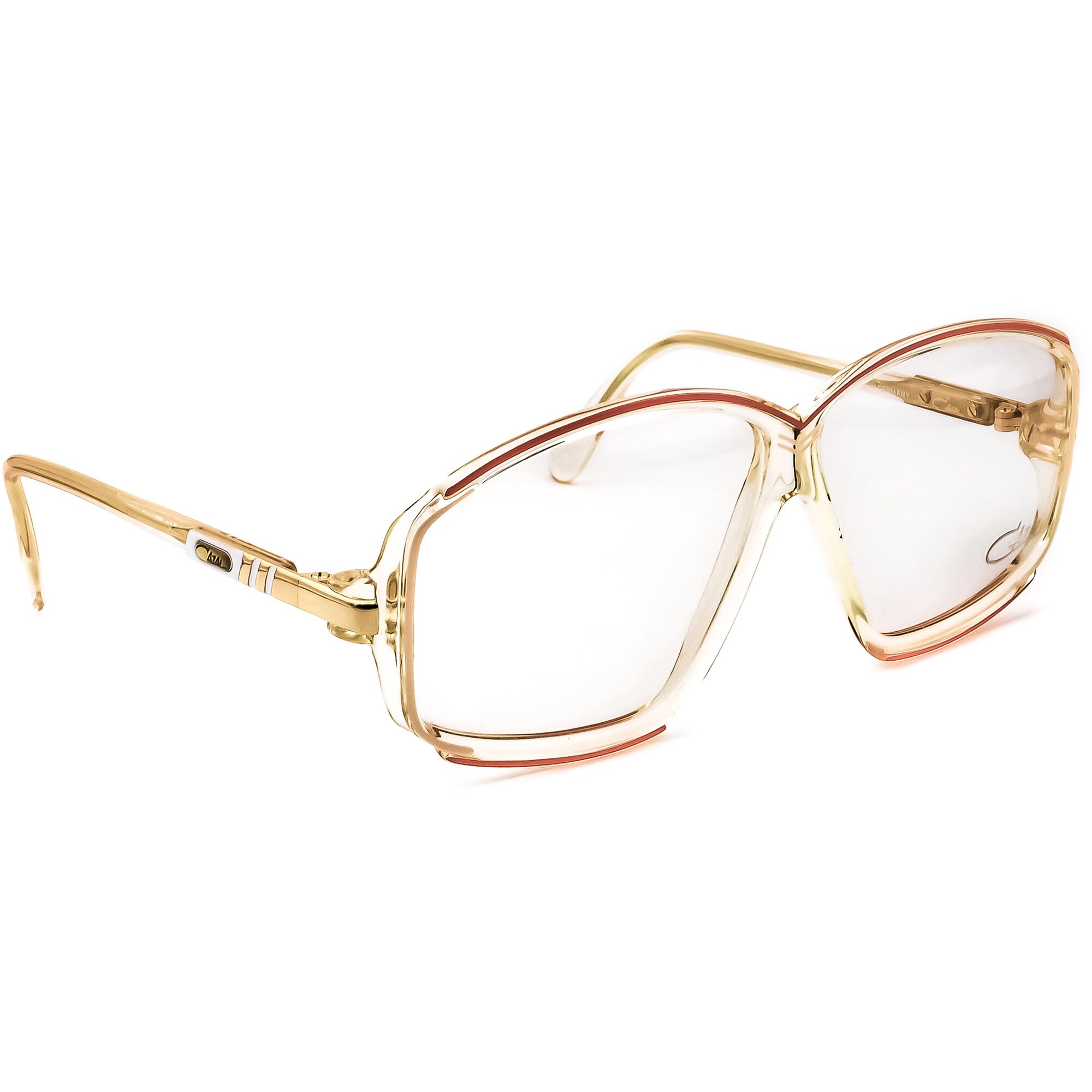 Vintage Gorgeous Clear CAZAL Oversized Eyeglasses Frames Cazal 178 Collectors main image 2