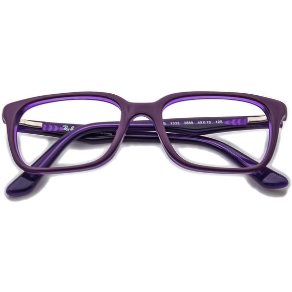 Ray-Ban Kids’ Eyeglasses RB 1532 3589 Purple Rect… - image 5