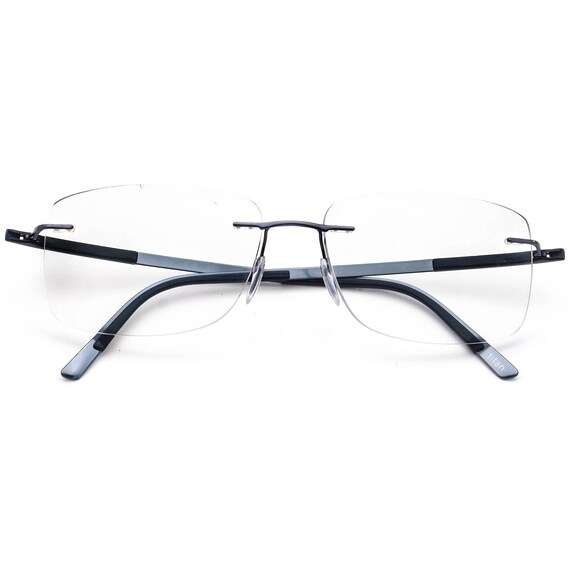 Silhouette Eyeglasses 5416 40 6060 Titan Blue Rim… - image 6