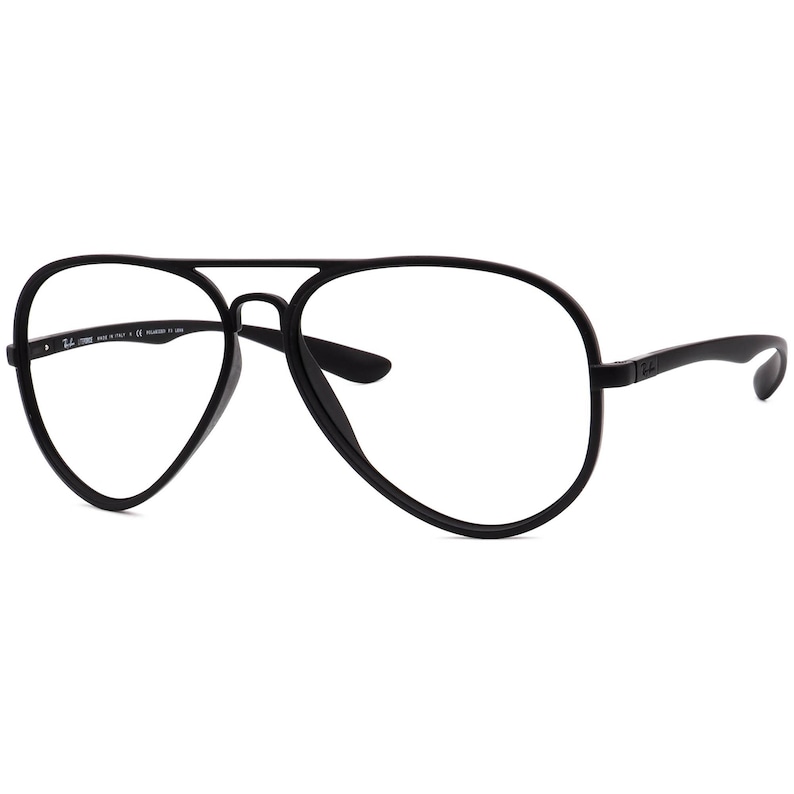 Ray-Ban Sunglasses Frame Only LiteForce RB 4180 W3364 Matte Black Aviator Italy 58 mm image 3