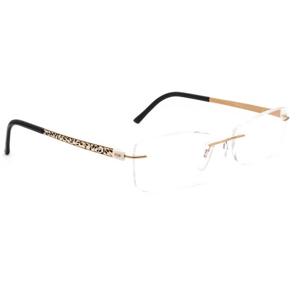 Silhouette Eyeglasses 4545 6060 4548 Gold Rimless… - image 1