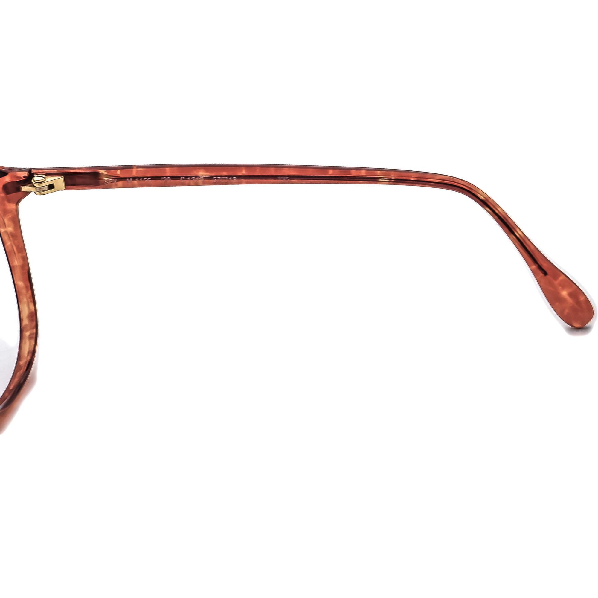 Silhouette SPX M1156 /20 C1173 Crystal Blush Pink Gold Eyeglasses Frame Austria Silhouette Eyeglasses SPX M 1156 /20 C 1216 Peach/Clear  main image 3