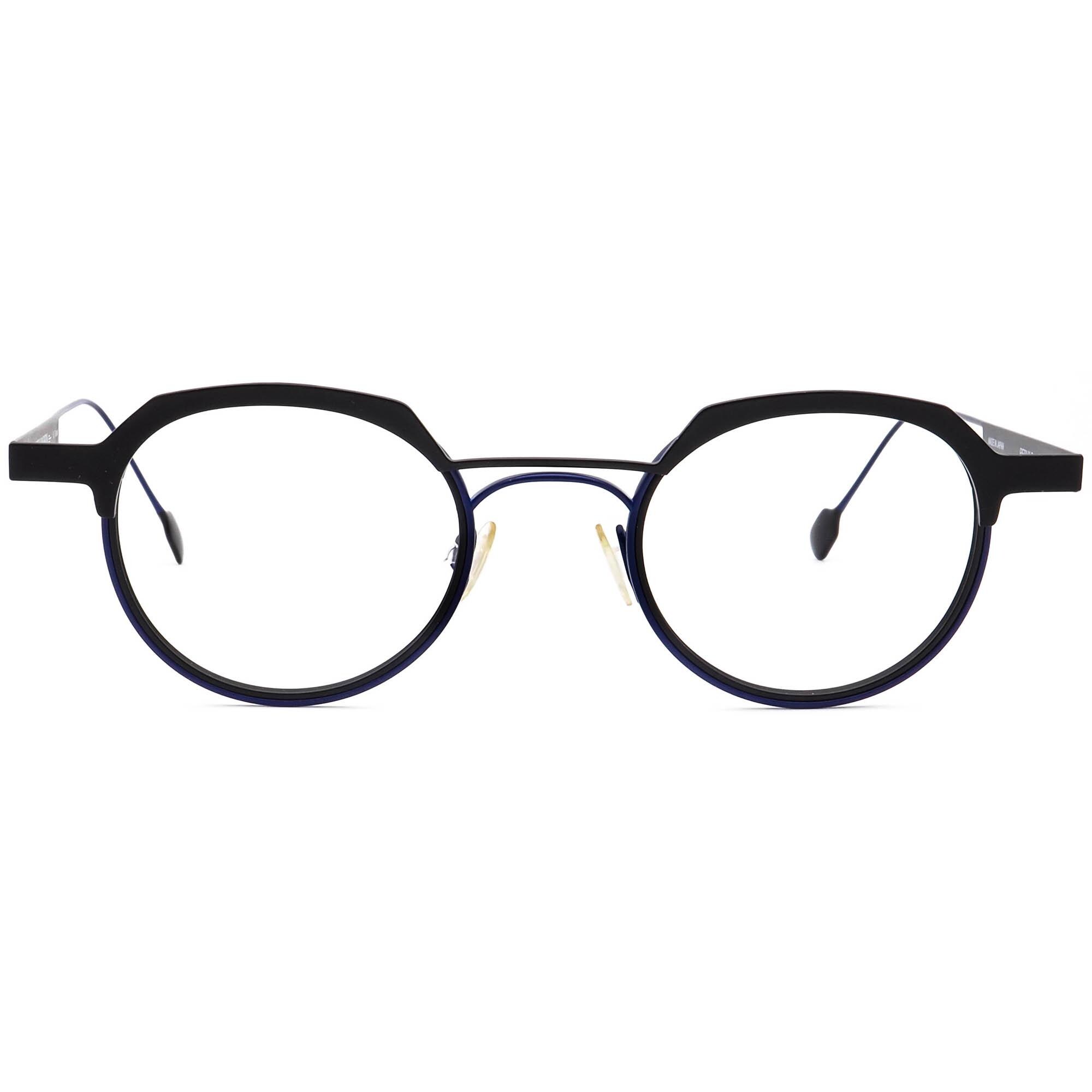 Anne et Vaientin 老眼鏡 Anne Et Valentin Eyeglasses Rebuild 9C38 Titanium Black/blue