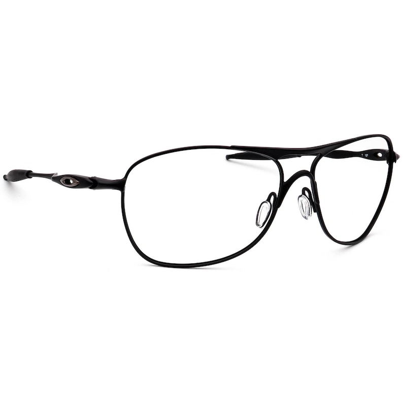 Oakley Men's Sunglasses Frame Only Crosshair Satin Black Aviator Metal 61 mm image 1