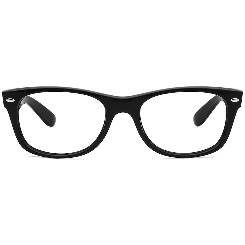 Ray-Ban Sunglasses Frame Only RB 2132 New Wayfarer 901 Polished Black Square Italy 52 mm image 2
