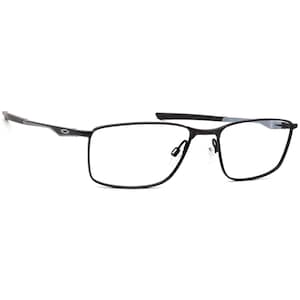 Oakley Men's Eyeglasses OX3217-0155 Socket 5.0 Satin Black Square Metal Frame 55[]17 138