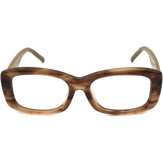 Lacoste Eyeglasses Brown Marble Rectangular Frame… - image 2