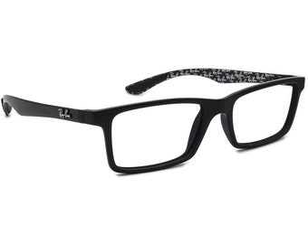 Ray-Ban Men's Eyeglasses RB 8901 5263 Carbon Fiber Black Rectangular Frame 53[]17 145