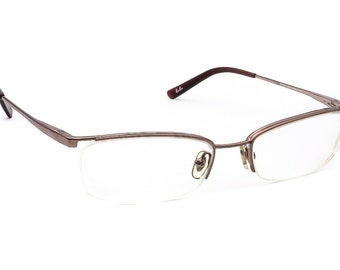 Ray Ban Eyeglasses RB 6101 2531 Brown Half Rim Frame 52[]18 135