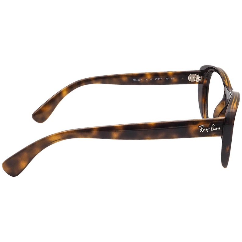 Ray-Ban Women's Sunglasses Frame Only RB 4227 710/13 Polished Dark Havana Cat Eye Italy 55 mm image 4