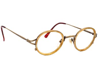 Matsuda Vintage Eyeglasses 2835 Antique Gold Round Frame Japan 43[]24 145