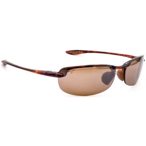 Maui Jim Polarized Sunglasses MJ-405-10 Makaha MJ-Sport Tortoise Half Rim 64 mm